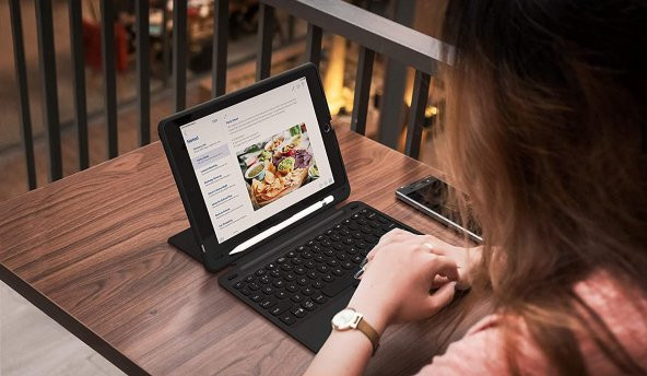Zagg Slim Book Go 12.9" 3.Nesil İpad Pro Klavyeli Kılıf İngilizce - 7