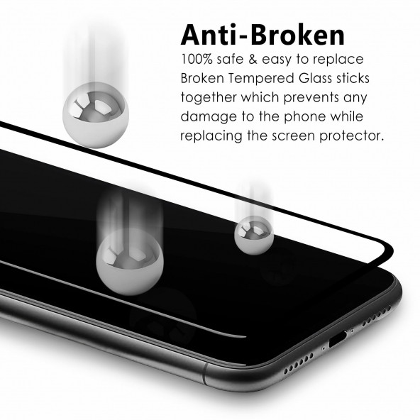 TANCELL iPhone 12/12 Pro Uyumlu Japon Kırılmaz Cam Ekran Koruyucu 6.1 Inc 2.5d 9h Tam Kaplayan Ekran - 6