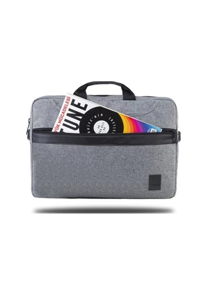 Classone BND604 WorkStation 15.6 inch Su geçirmez Kumaş, Notebook Laptop Çantası -Gri - 5