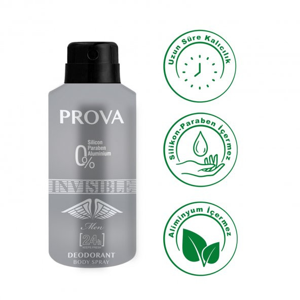 Prova Invisible EDP Erkek Parfüm 120 ml ve Deodorant 150 ml - 3