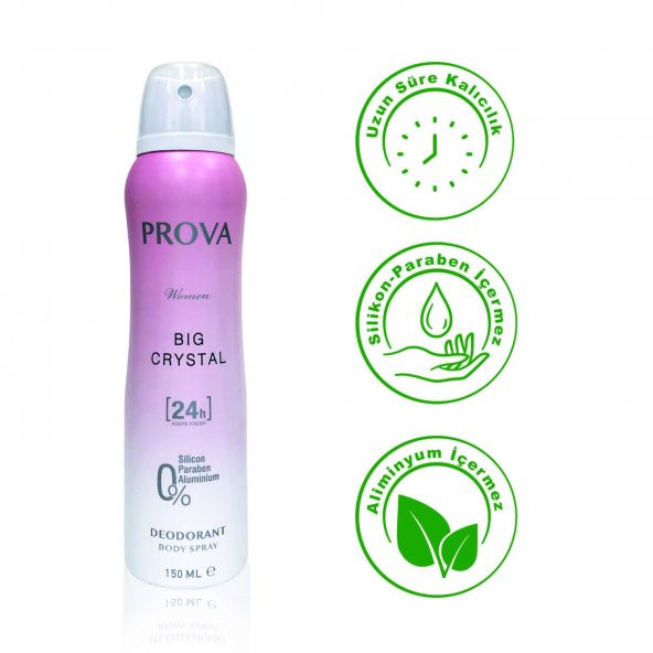 Prova Big Crystal Kadın Deodorant 150 ml - 3