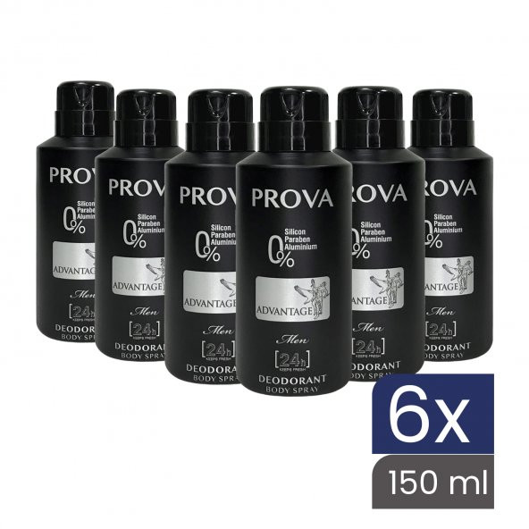 Prova Advantage Erkek Deodorant 150 ml 6 Adet - 2