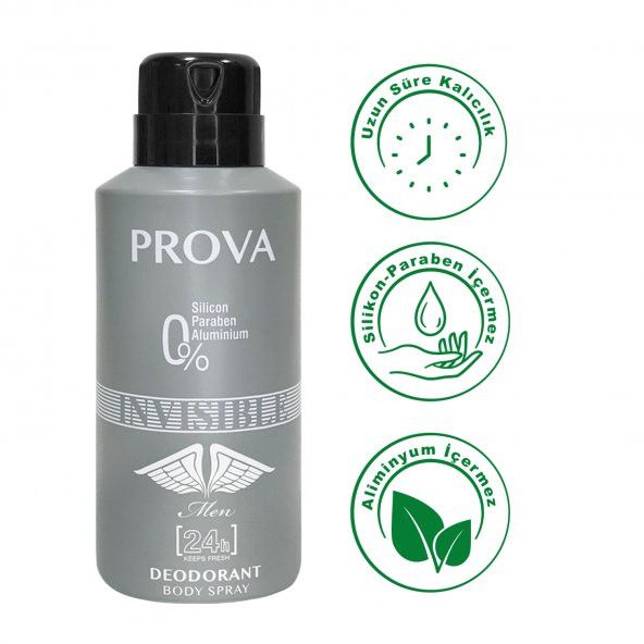 Prova Invisible Erkek Deodorant 150 ml 6 Adet - 4