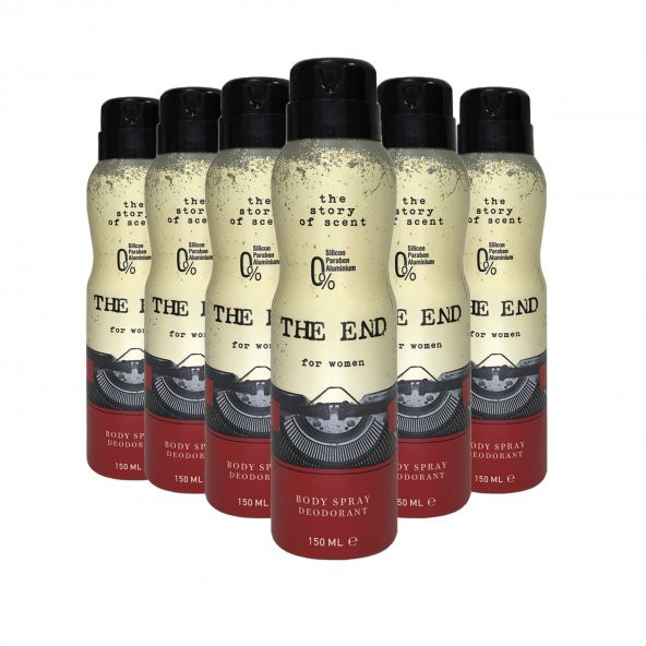 The End Kadın Deodorant 150 ml 6 Adet
