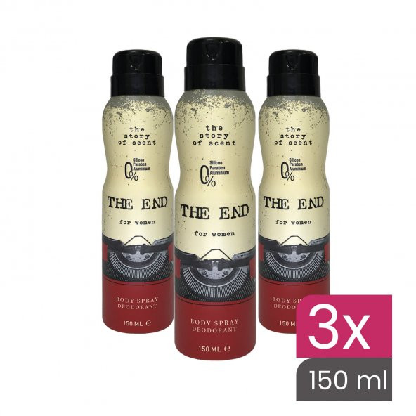 The End Kadın Deodorant 150 ml 3 Adet - 2