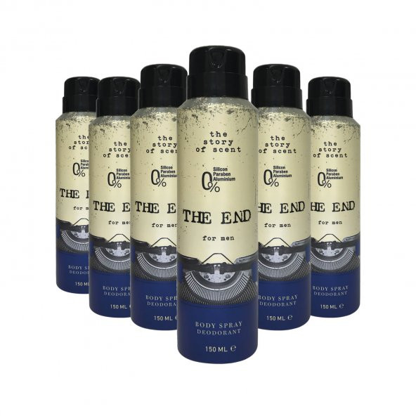 The End Erkek Deodorant 150 ml 6 Adet