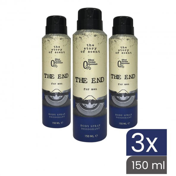 The End Erkek Deodorant 150 ml 3 Adet - 2