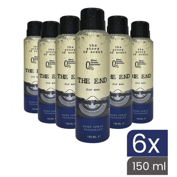 The End Erkek Deodorant 150 ml 6 Adet - 2