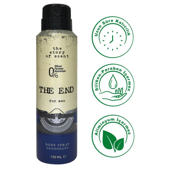 The End Erkek Deodorant 150 ml 6 Adet - 4