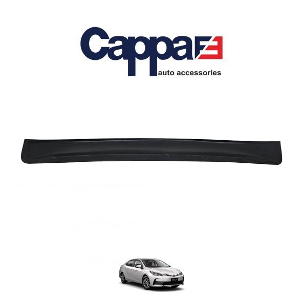 Toyota Corolla Arka Cam Üstü Spoyler Rüzgarlık Kanat Akrilik (abs) Piano Black 2013-2018