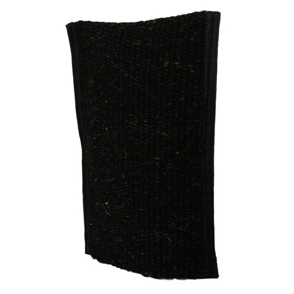 Doğal Keçi Kılı El Geçmeli Siyah Sırt ve Vücut Kesesi 26 x 18cm - 3