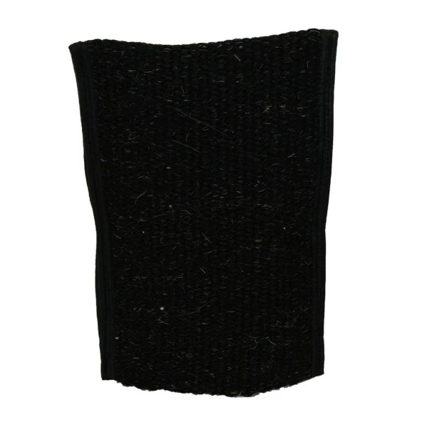 Doğal Keçi Kılı El Geçmeli Siyah Sırt ve Vücut Kesesi 26 x 18cm - 4