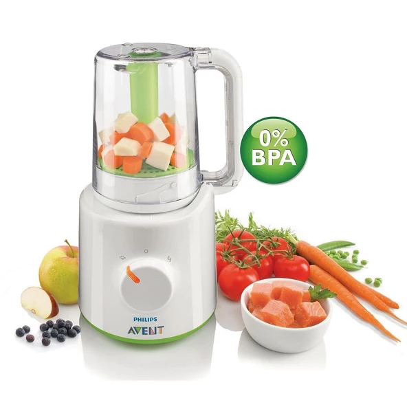 Philips Avent  Wasabi Hızlı Pişirici ve Blender