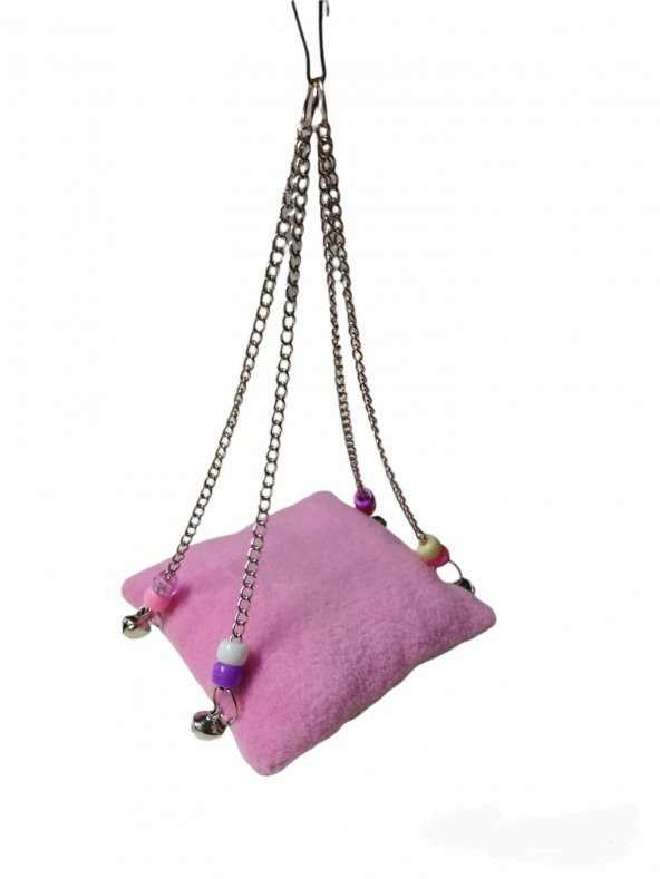 Kuş Uyku Salıncağı, Yatağı, Hamağı, Peluşu (pembe)