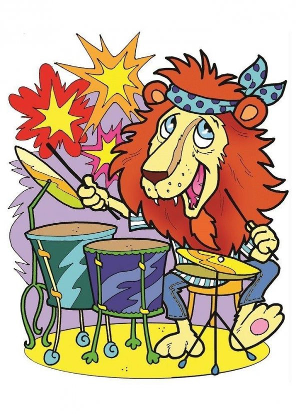 Art Puzzle 12+24 Parça Müzisyen Hayvanlar 4490 - 2