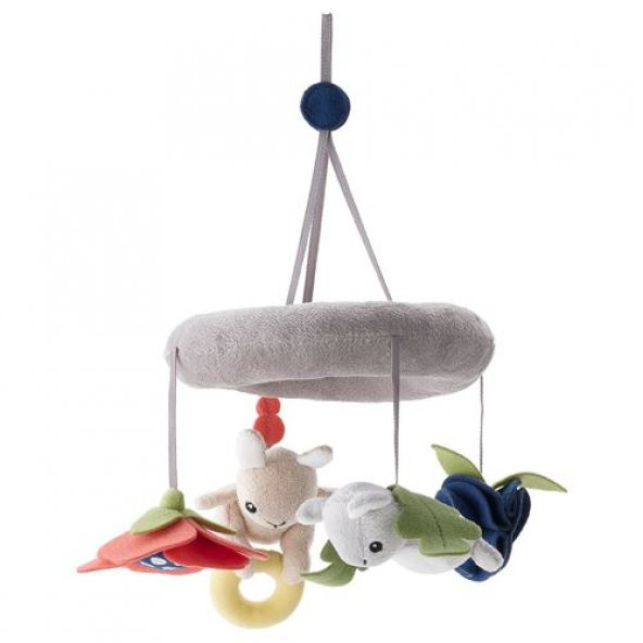 Renkli Dönence IKEA Çap: 13 cm Bebek Oyuncak Beşik Aksesuar Dönence Peluş