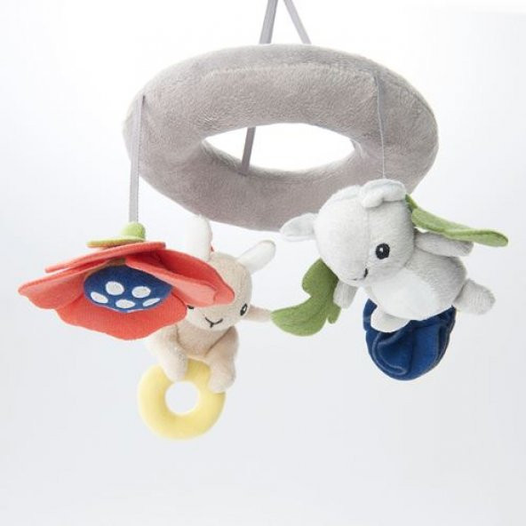 Renkli Dönence IKEA Çap: 13 cm Bebek Oyuncak Beşik Aksesuar Dönence Peluş - 3