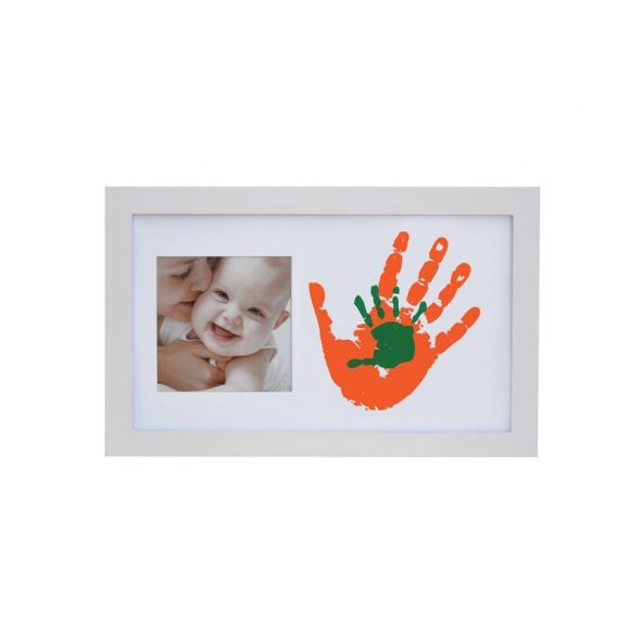 Baby Memory Prints Paint Wall Family Frame Beyaz - 1
