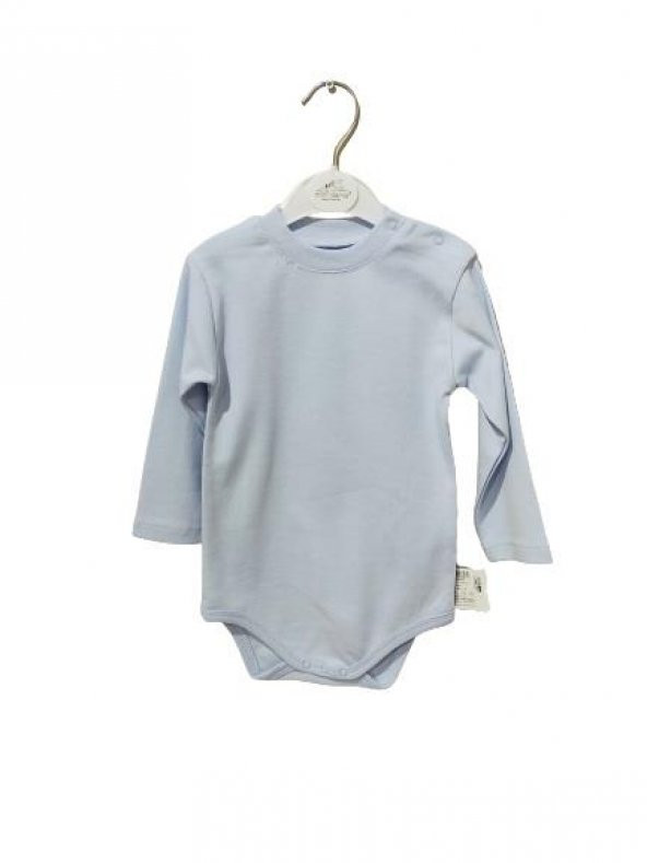 Albimini Minidamla Penye Uzun Kol Body 43200 Mavi - 2