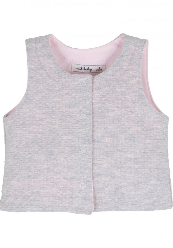 İdil Baby 14172 Bebek Yelek Gri - 2