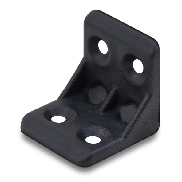 Mobilya Dolap Köşe Bağlantı Sabitleme L Gönye 25x25x25 mm Siyah (10 ADET) - 3