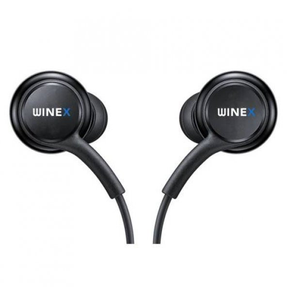 Winex AKG Type-C Mikrofonlu Kablolu Kulaklık Siyah