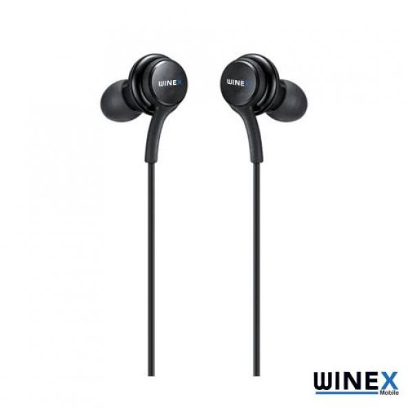 Winex AKG Type-C Mikrofonlu Kablolu Kulaklık Siyah - 2