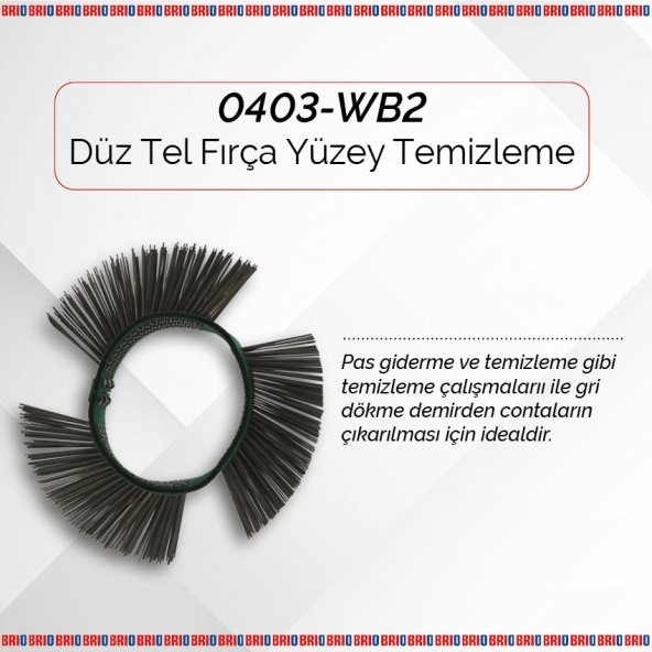 Brio Tel Fırça Yüzey Temizleme Düz 23 Mm - 4