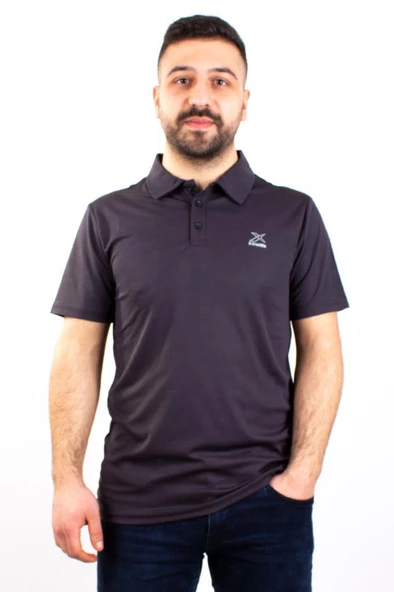 Kinetix SN-328 Oliver Antrasit Günlük Polo Yaka Erkek Tişört - 2