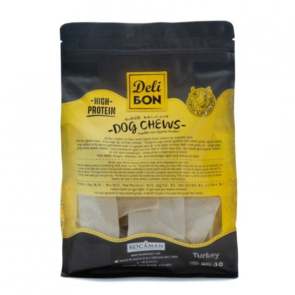 Delibon Cips Köpek Ödülü Beyaz 400 Gr - Resim 3