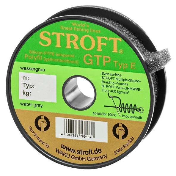 Stroft Gtp Typ E Örgü Misina Gri 150M E06 - 0,06mm