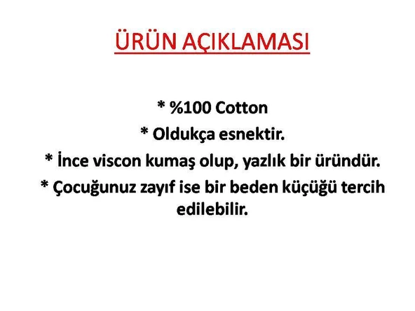 Yazlık Kız Çocuk Tayt - 8