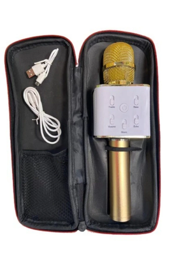 Karaoke Mikrofon Bluetooth Hoparlör Adm  Mikrofon - 4