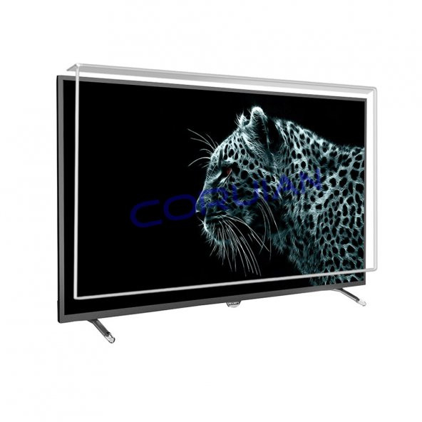 CORUIAN Axen 50" 127 Ekran Tv Ekran Koruyucu  / 3mm Ekran Koruma Paneli