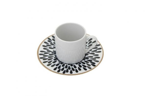 Porland Fractal Kahve Takımı 12 Parça 04POR034325 - 5