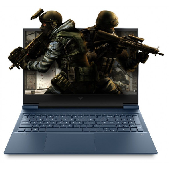 HP Victus 16-E0006NT 4H0R9EA Ryzen 5 5600H 8GB RAM 512GB SSD 4GB RTX3050 16.1 inç FHD FreeDOS - 6