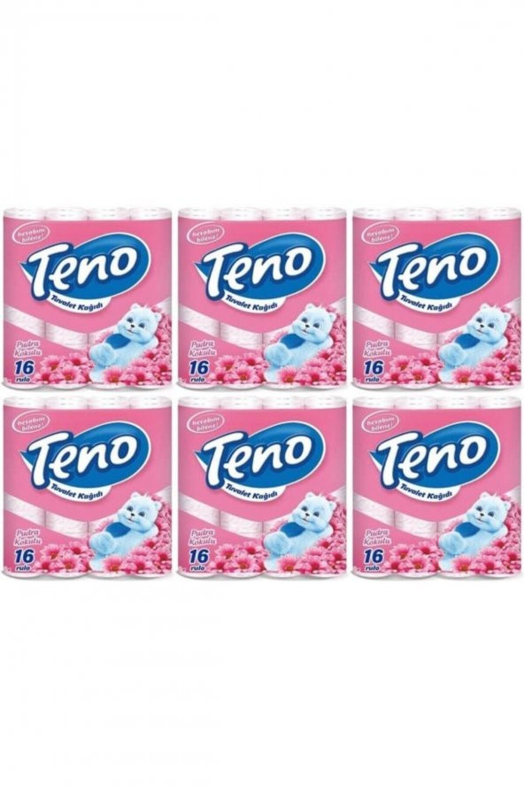 Teno Parfümlü Tuvalet Kağıdı 16 Lı Rulo 6 Adet