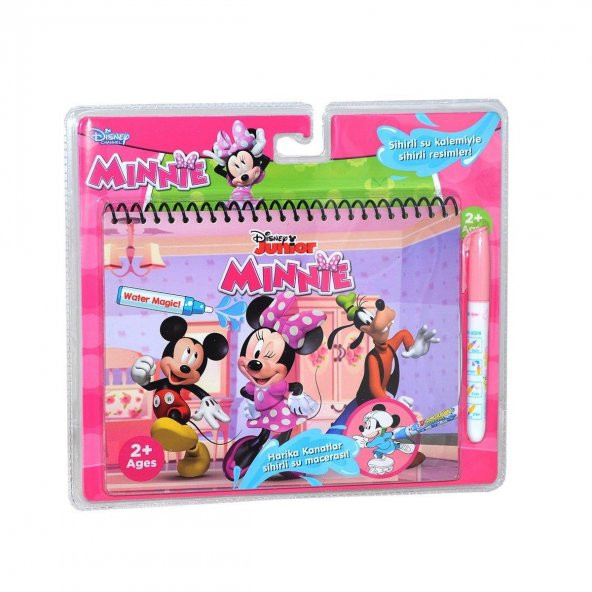Disney Minnie Mouse Sihirli Boyama Kitabı Suyla Boyama Kitabı