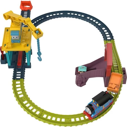 Orjinal Fisher Price Thomas ve Arkadaşları Carly ve Sandy Pilli Motorlu Oyun Seti Thomas HDY58 - 4