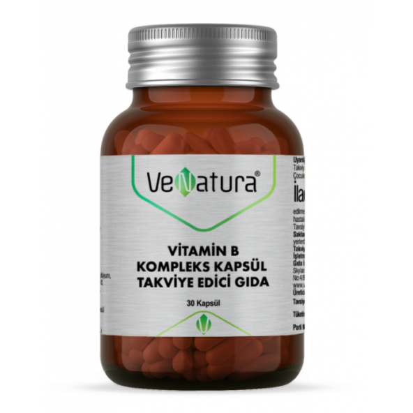 Venatura Vitamin B Kompleks 30 Kapsül