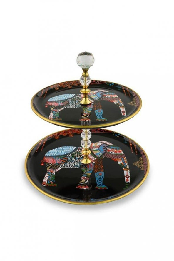 Glore Elephant Siyah Katlı Kurabiyelik 26036