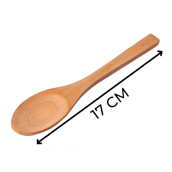 Hometarz 6 lı Bambu Kaşık Salça Kaşığı Bambu Kaşık Set 17 cm - 2