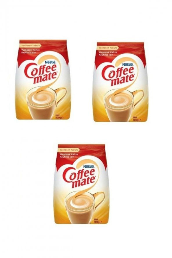 Nestle Coffe Mate Kahve Kreması 500 Gr  3 Adet