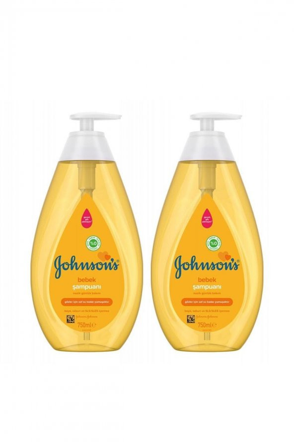 Johnsons Baby Bebek Şampuanı 750 ml 2li Paket