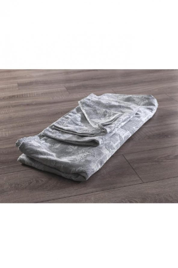 Çeyiz Diyarı Çınar Jakarlı Yatak Örtüsü Silver - Resim 8