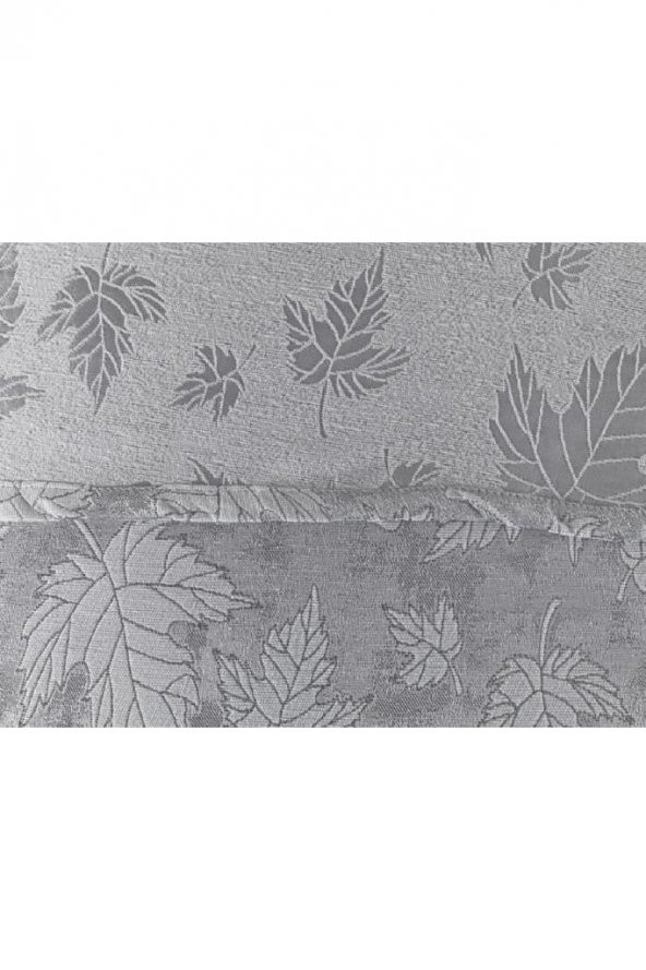 Çeyiz Diyarı Çınar Jakarlı Yatak Örtüsü Silver - Resim 9