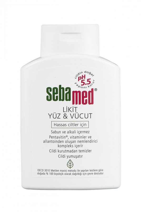 Sebamed Likit Yüz ve Vücut Temizleyici Jel 200 ml