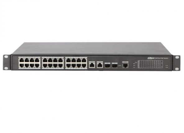 Dahua PFS4226-24ET-360 24 Port 250 Metre Poe İletimi Poe Switch