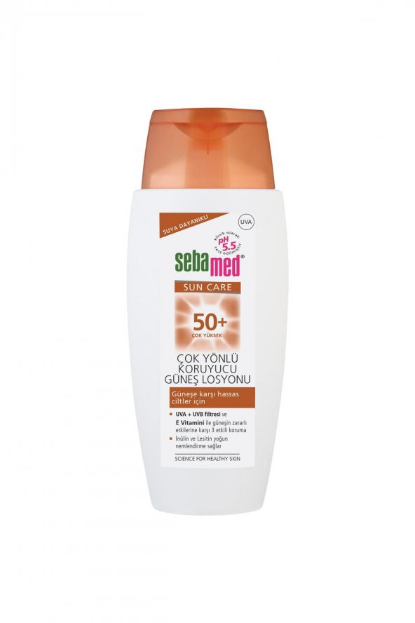 SPF 50 Çok Yönlü Koruyucu Güneş Losyonu 150 ml