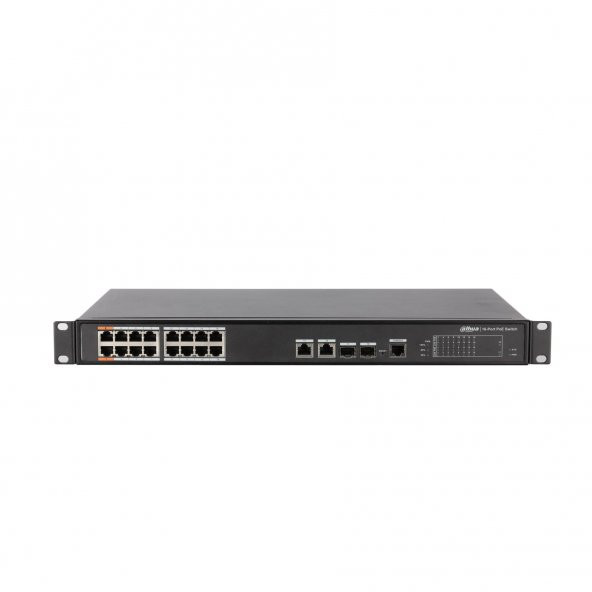 Dahua PFS4218-16ET-240 16 Port Poe 250 Metre Poe mesafeli Switch